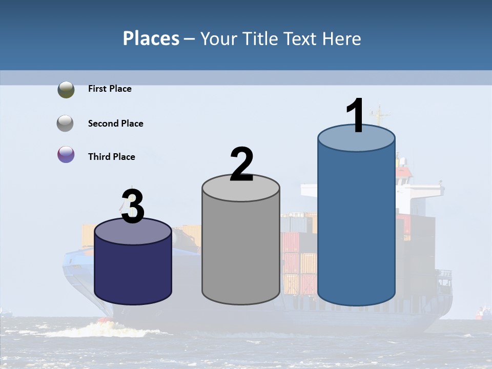Transportation Ocean Unloading PowerPoint Template