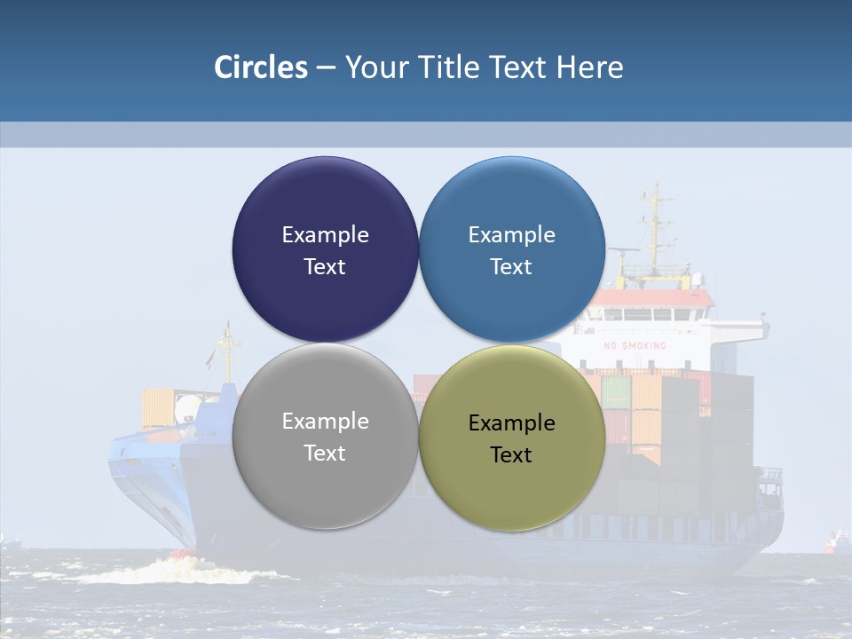 Transportation Ocean Unloading PowerPoint Template