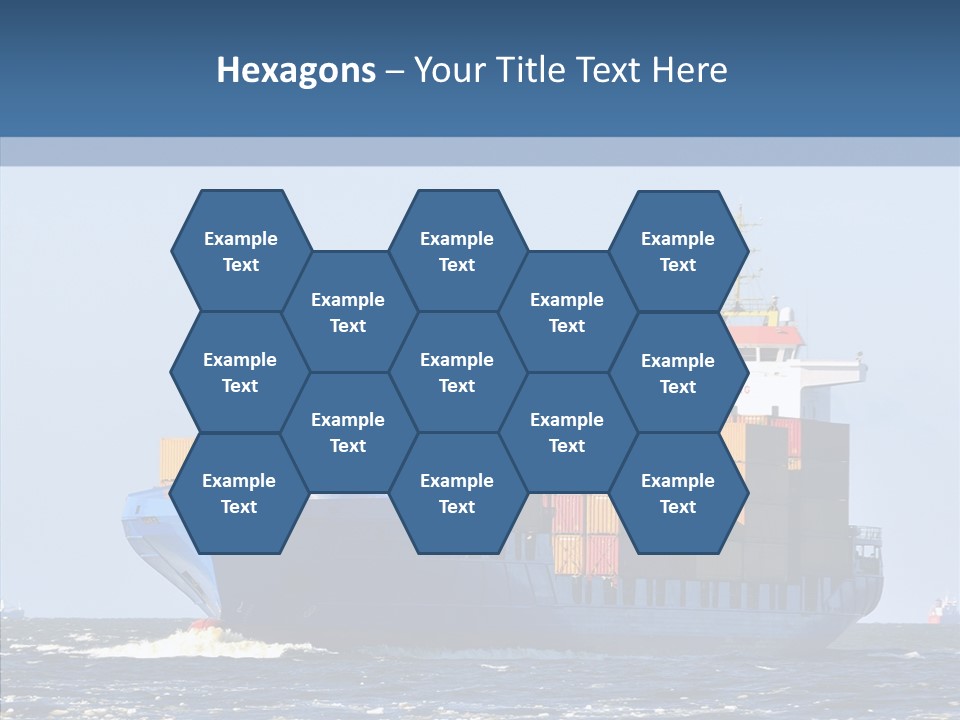 Transportation Ocean Unloading PowerPoint Template