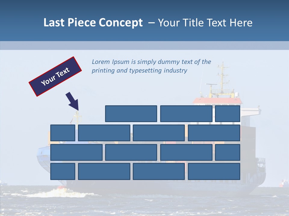 Transportation Ocean Unloading PowerPoint Template