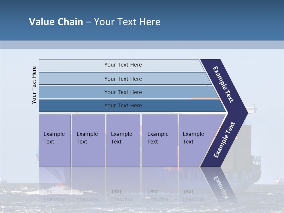 Transportation Ocean Unloading PowerPoint Template