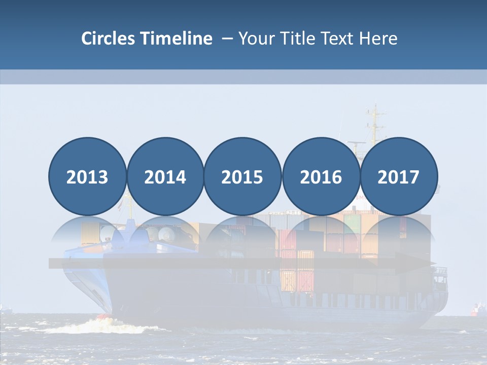 Transportation Ocean Unloading PowerPoint Template