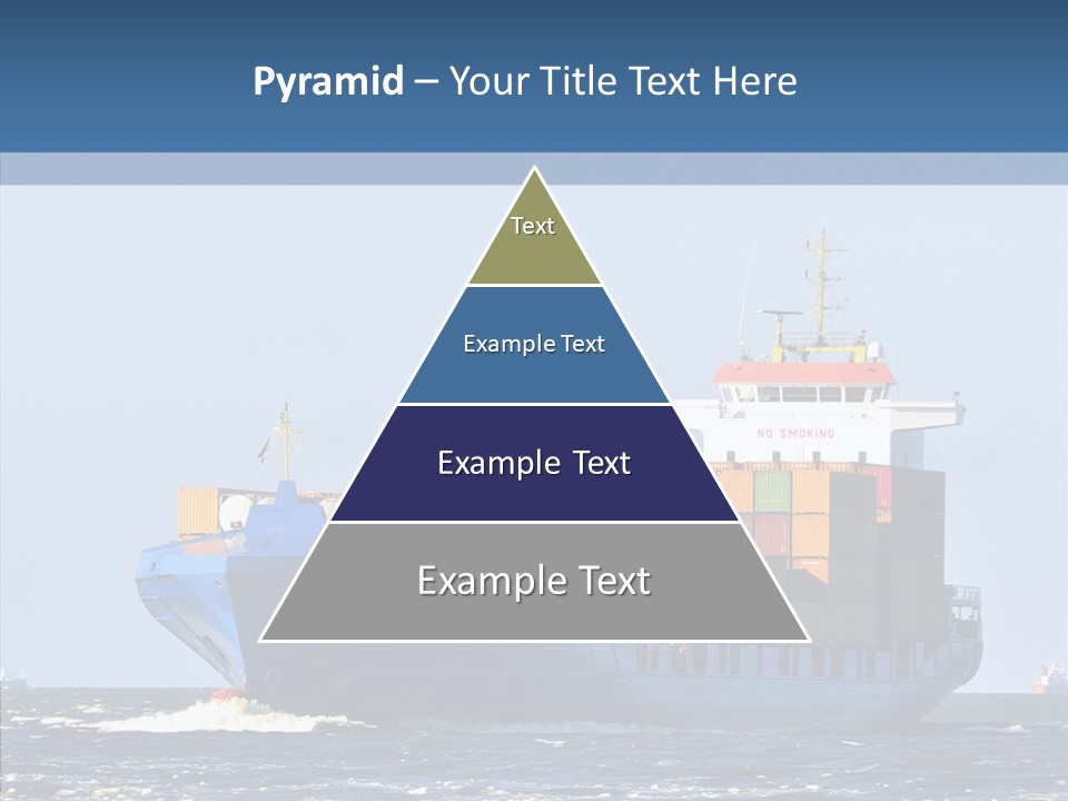 Transportation Ocean Unloading PowerPoint Template