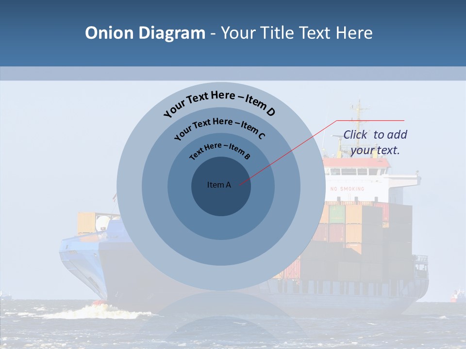 Transportation Ocean Unloading PowerPoint Template