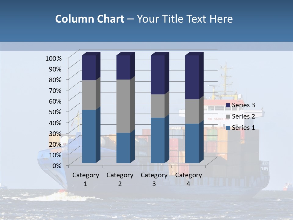 Transportation Ocean Unloading PowerPoint Template