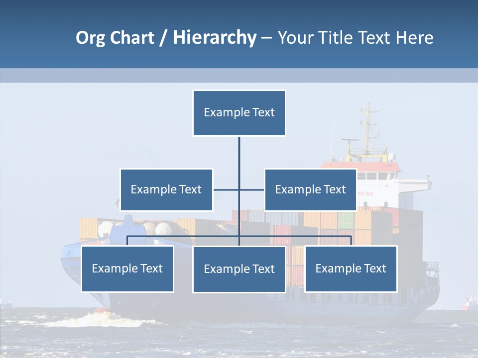 Transportation Ocean Unloading PowerPoint Template