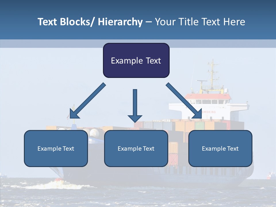 Transportation Ocean Unloading PowerPoint Template