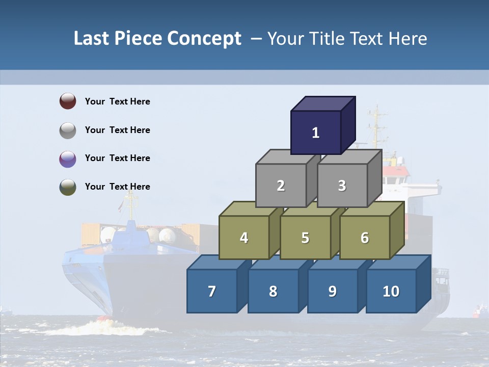 Transportation Ocean Unloading PowerPoint Template