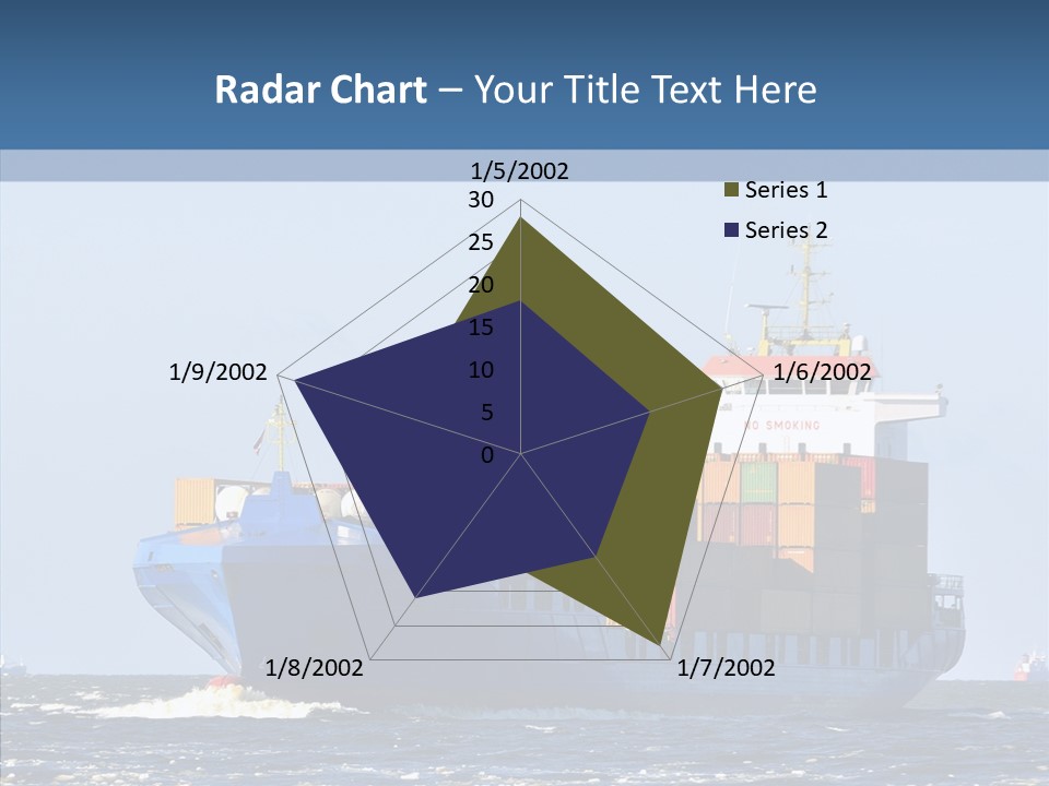 Transportation Ocean Unloading PowerPoint Template