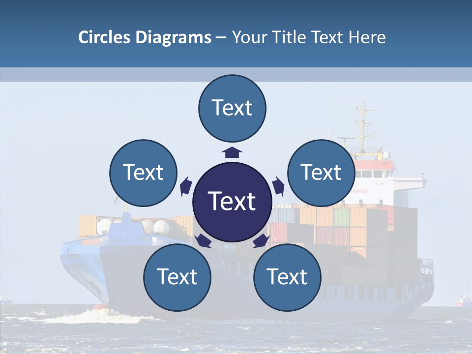 Transportation Ocean Unloading PowerPoint Template