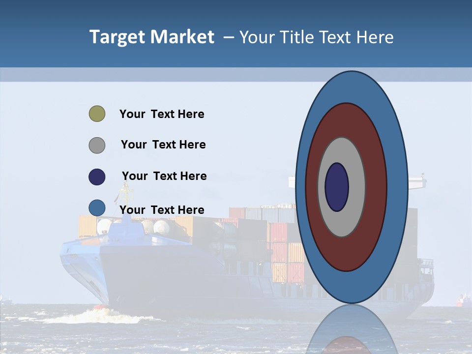 Transportation Ocean Unloading PowerPoint Template