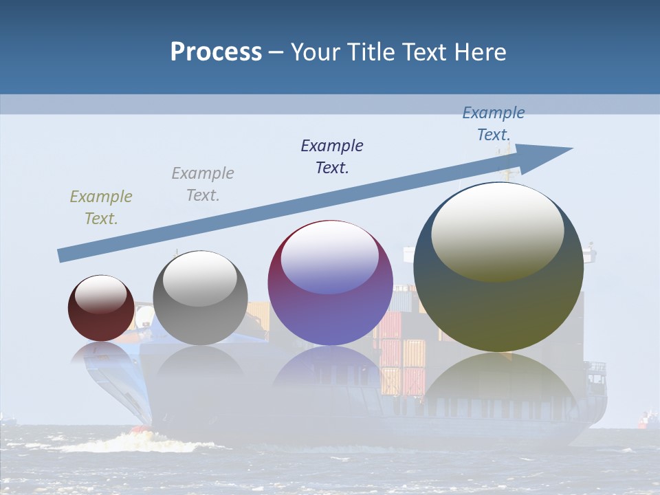 Transportation Ocean Unloading PowerPoint Template