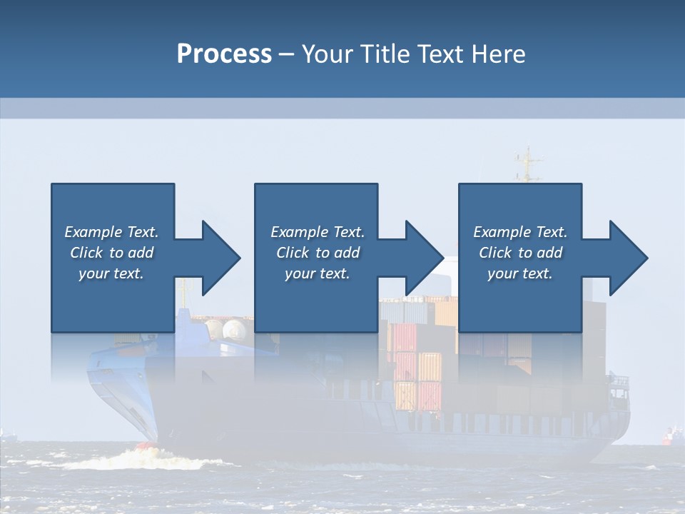 Transportation Ocean Unloading PowerPoint Template