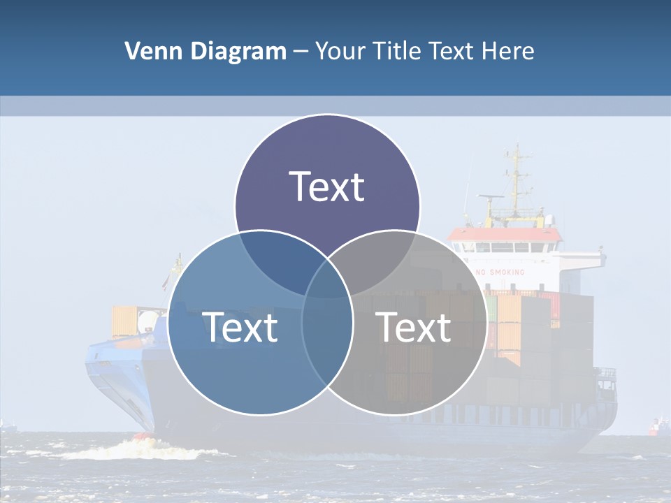 Transportation Ocean Unloading PowerPoint Template