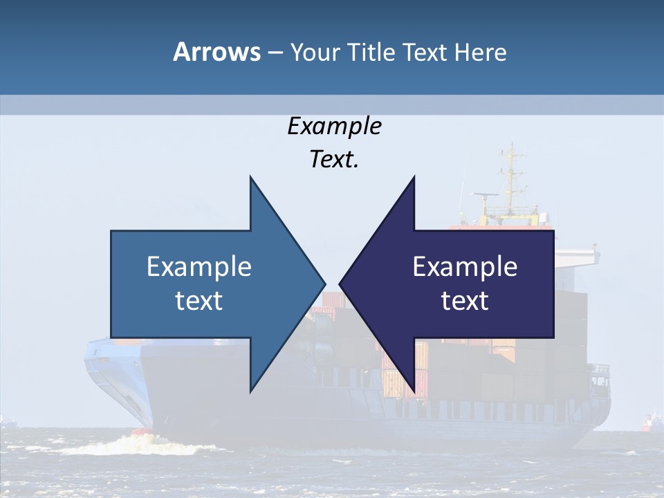 Transportation Ocean Unloading PowerPoint Template