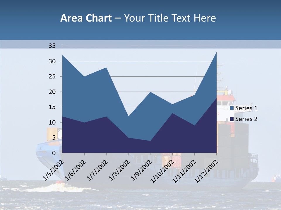 Transportation Ocean Unloading PowerPoint Template