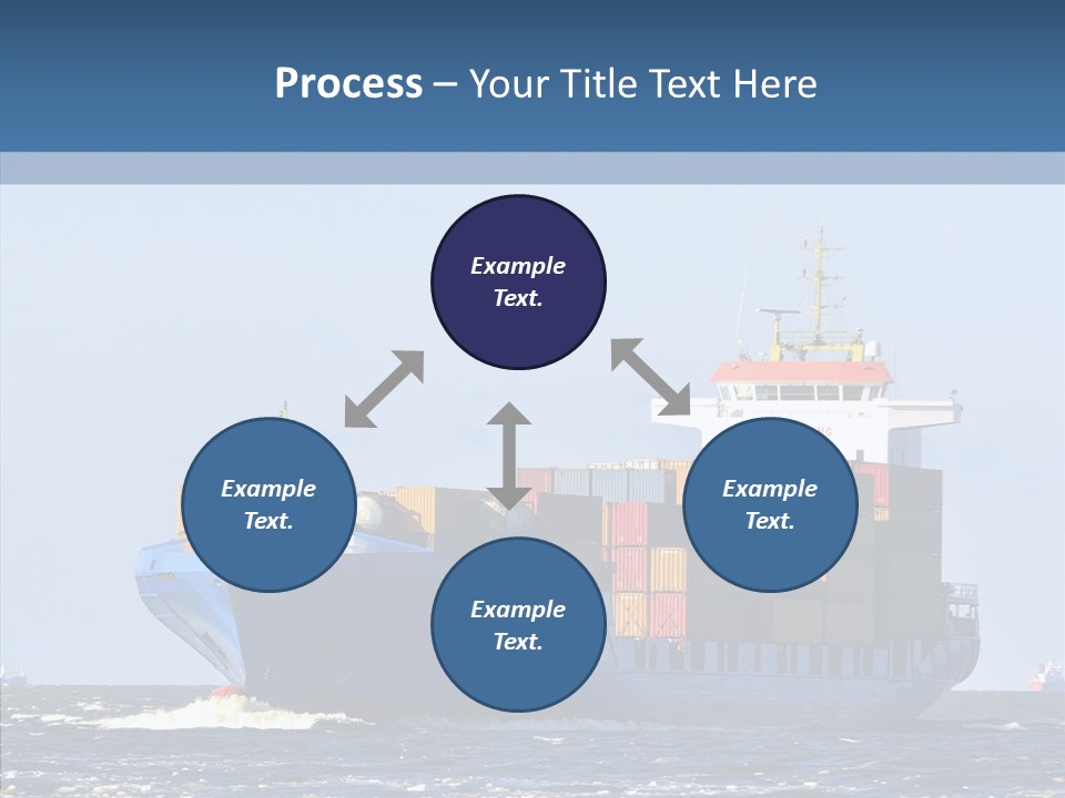 Transportation Ocean Unloading PowerPoint Template