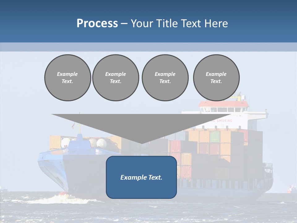 Transportation Ocean Unloading PowerPoint Template