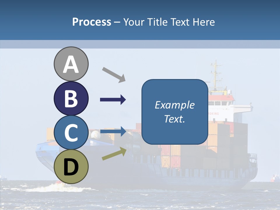 Transportation Ocean Unloading PowerPoint Template