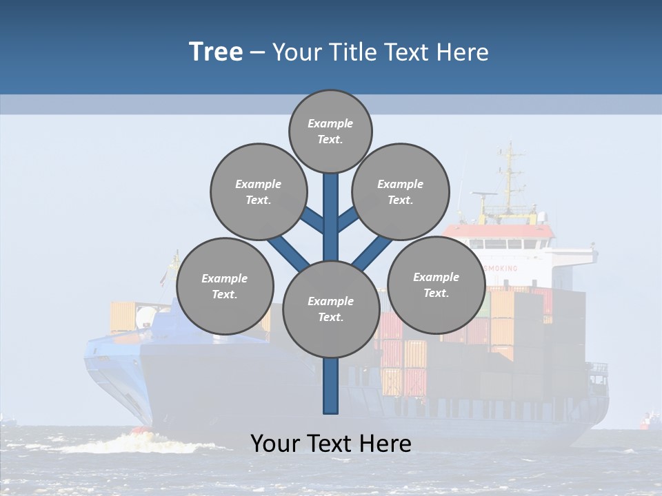 Transportation Ocean Unloading PowerPoint Template
