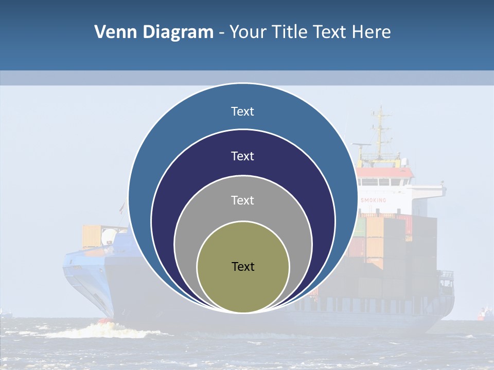 Transportation Ocean Unloading PowerPoint Template