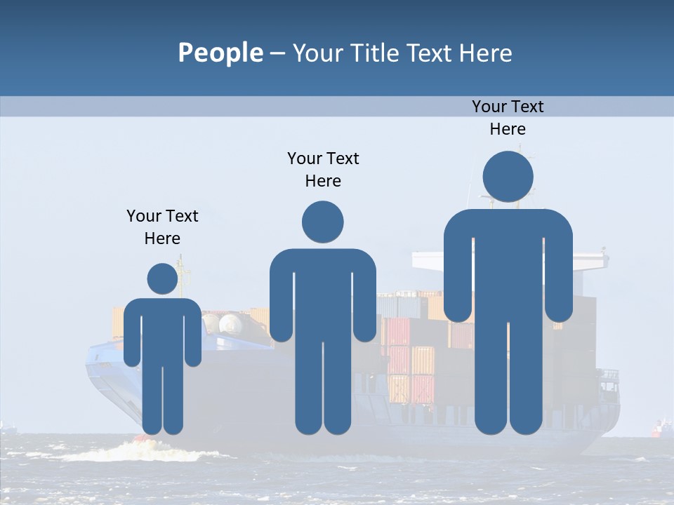 Transportation Ocean Unloading PowerPoint Template