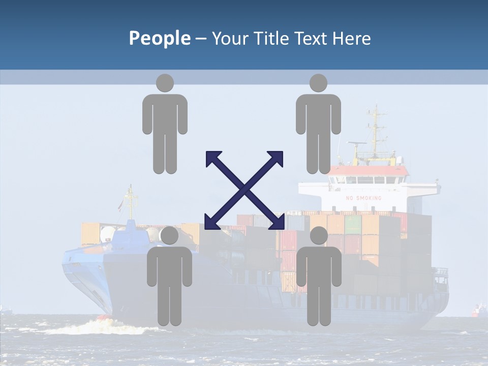 Transportation Ocean Unloading PowerPoint Template