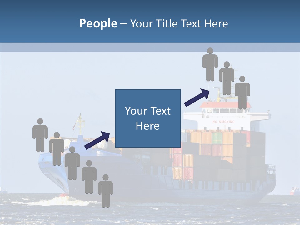 Transportation Ocean Unloading PowerPoint Template