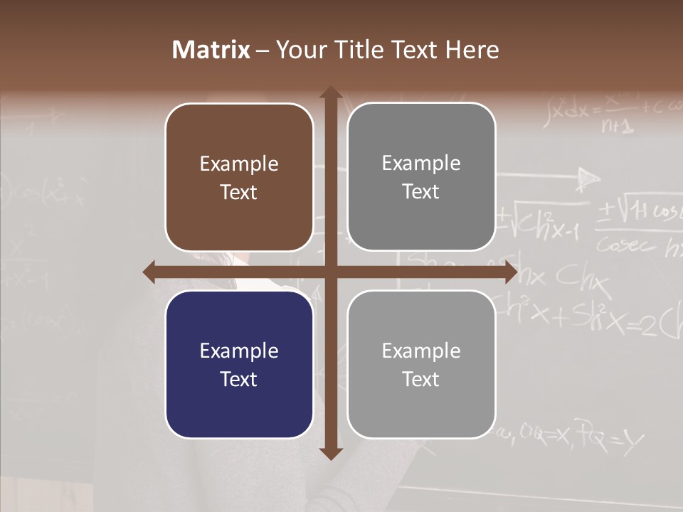 Woman School Classroom PowerPoint Template