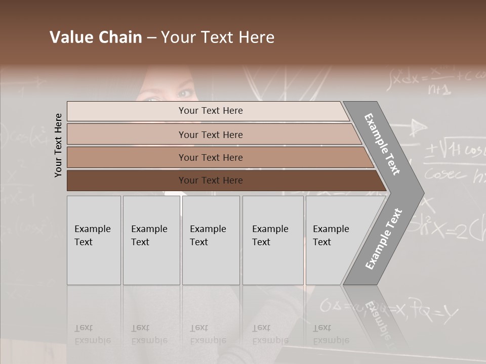 Woman School Classroom PowerPoint Template