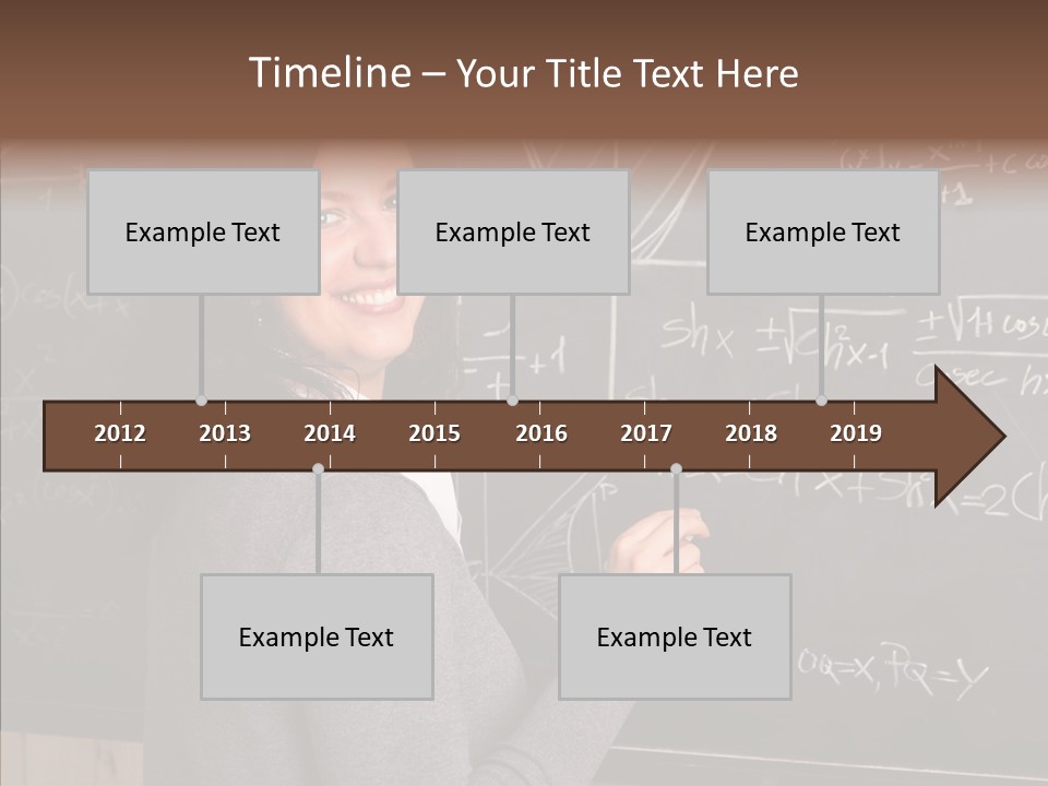 Woman School Classroom PowerPoint Template