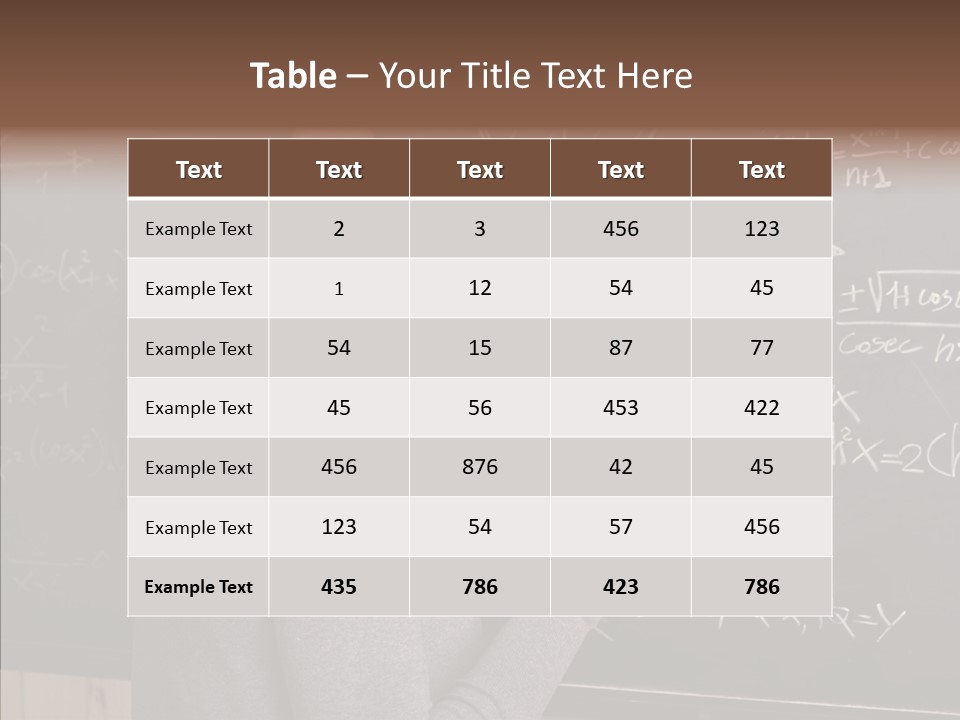 Woman School Classroom PowerPoint Template