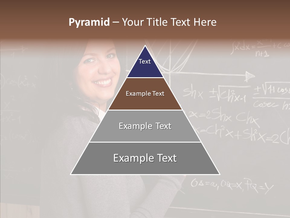 Woman School Classroom PowerPoint Template