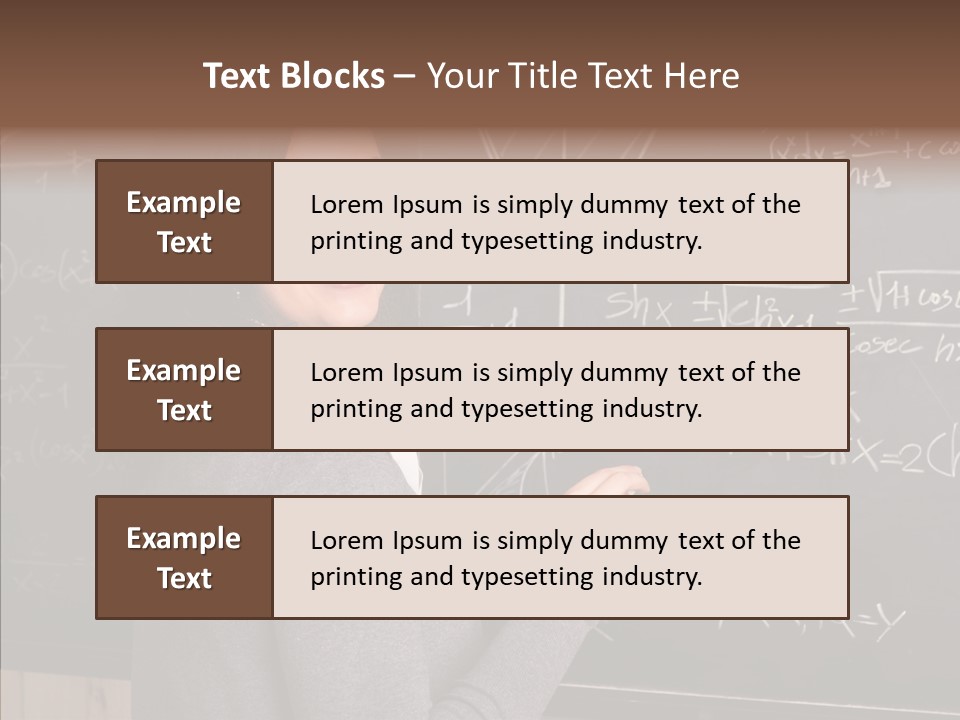 Woman School Classroom PowerPoint Template