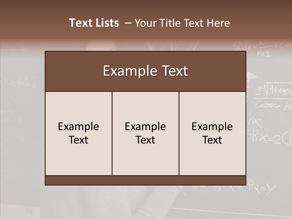 Woman School Classroom PowerPoint Template