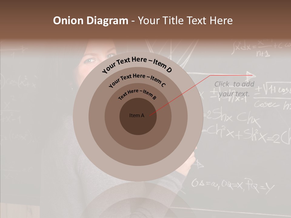 Woman School Classroom PowerPoint Template