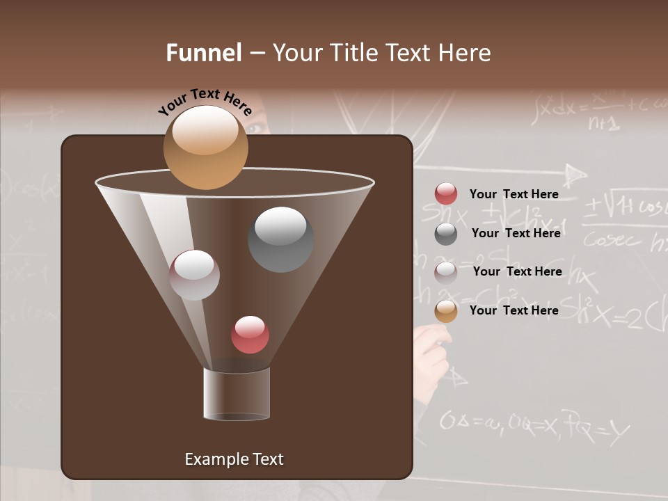 Woman School Classroom PowerPoint Template