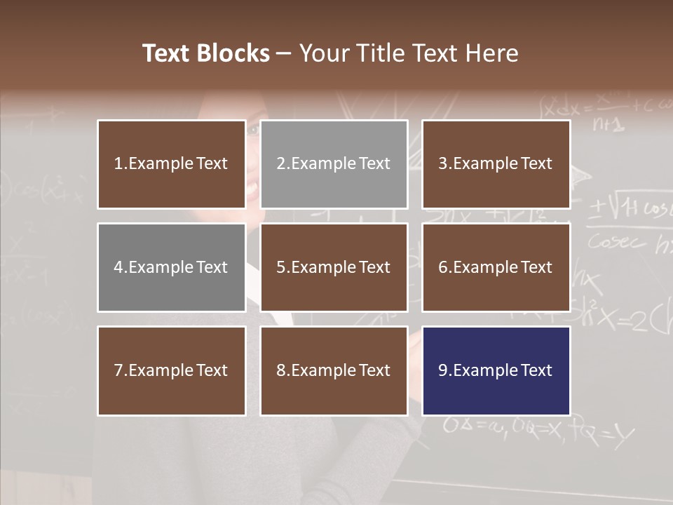 Woman School Classroom PowerPoint Template