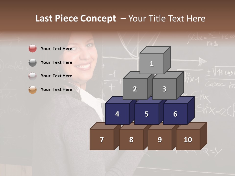 Woman School Classroom PowerPoint Template