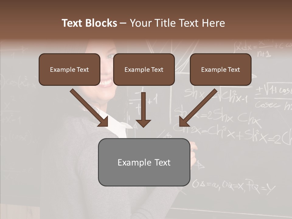 Woman School Classroom PowerPoint Template
