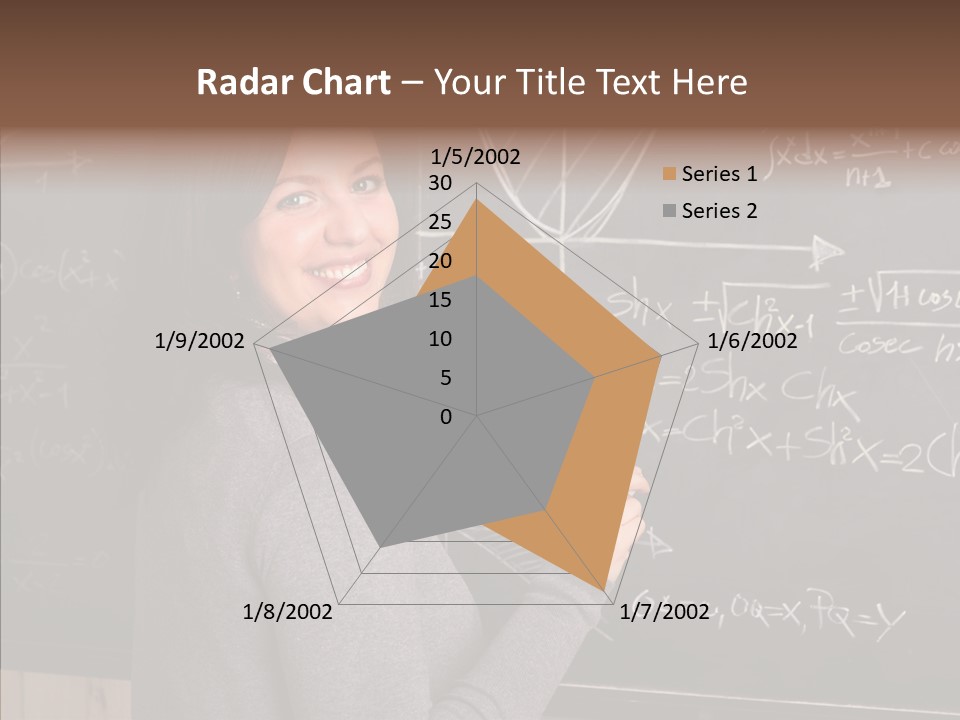 Woman School Classroom PowerPoint Template