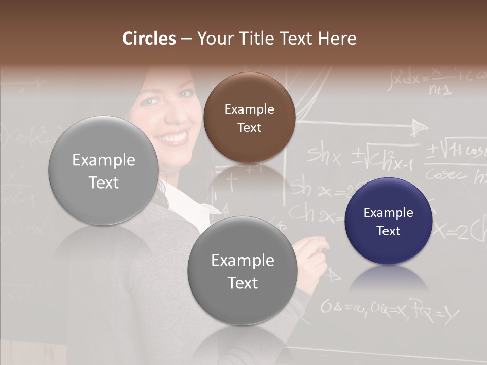 Woman School Classroom PowerPoint Template
