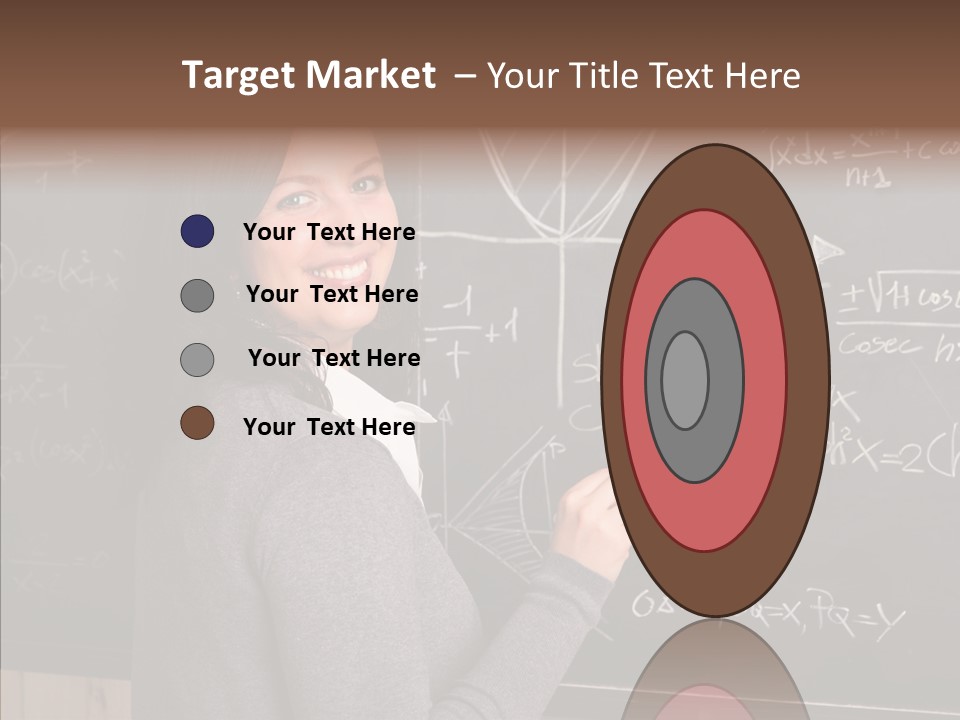 Woman School Classroom PowerPoint Template