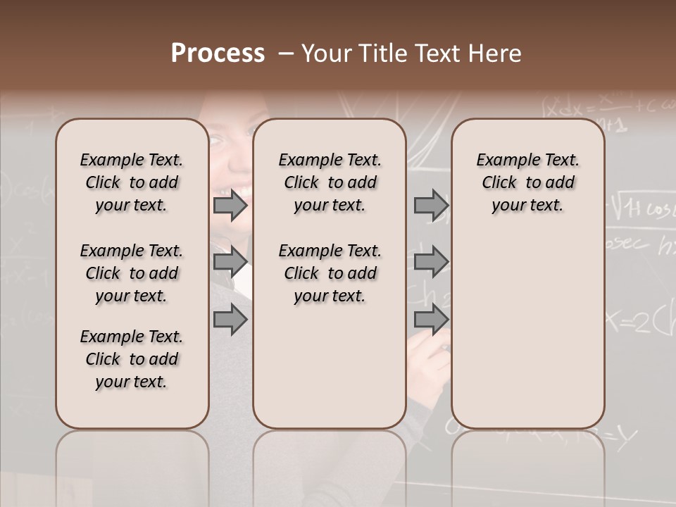 Woman School Classroom PowerPoint Template