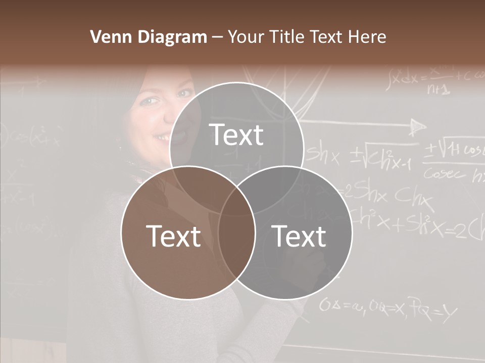 Woman School Classroom PowerPoint Template