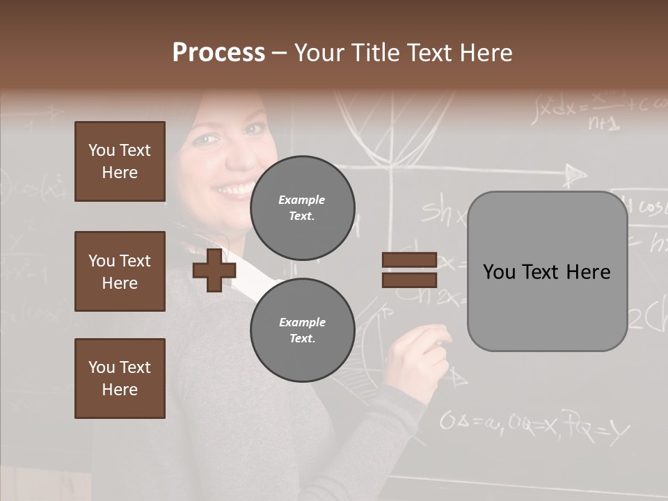 Woman School Classroom PowerPoint Template