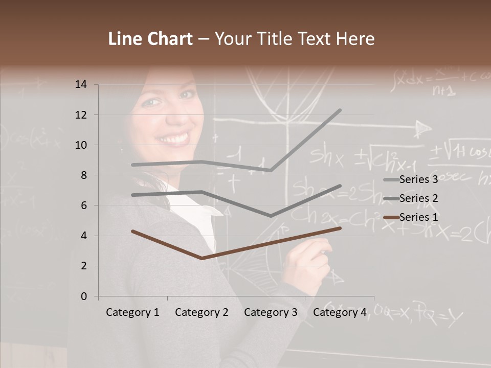 Woman School Classroom PowerPoint Template