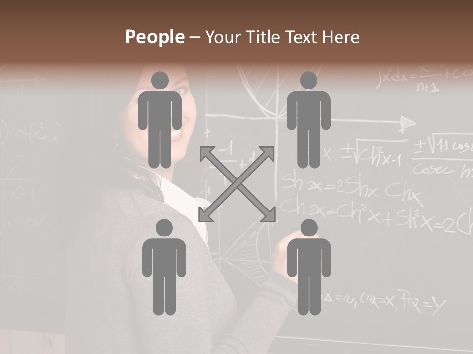 Woman School Classroom PowerPoint Template