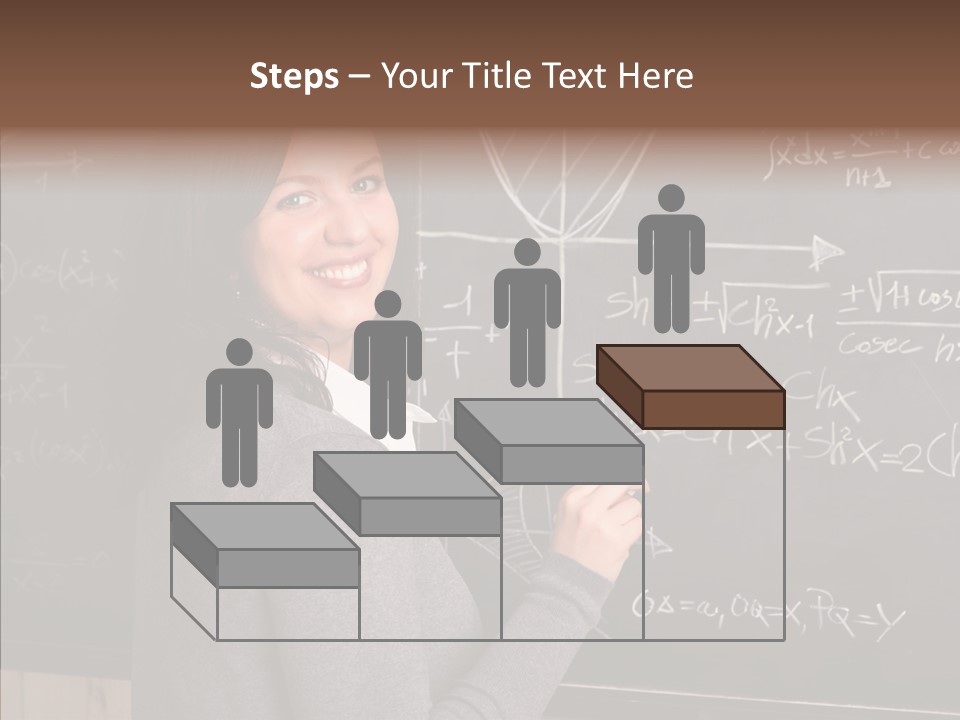 Woman School Classroom PowerPoint Template