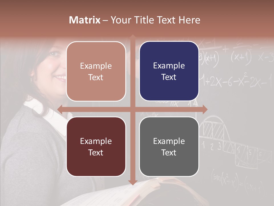 Worker Smile Teacher PowerPoint Template